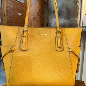 Michael Kors Mustard Yellow Tote